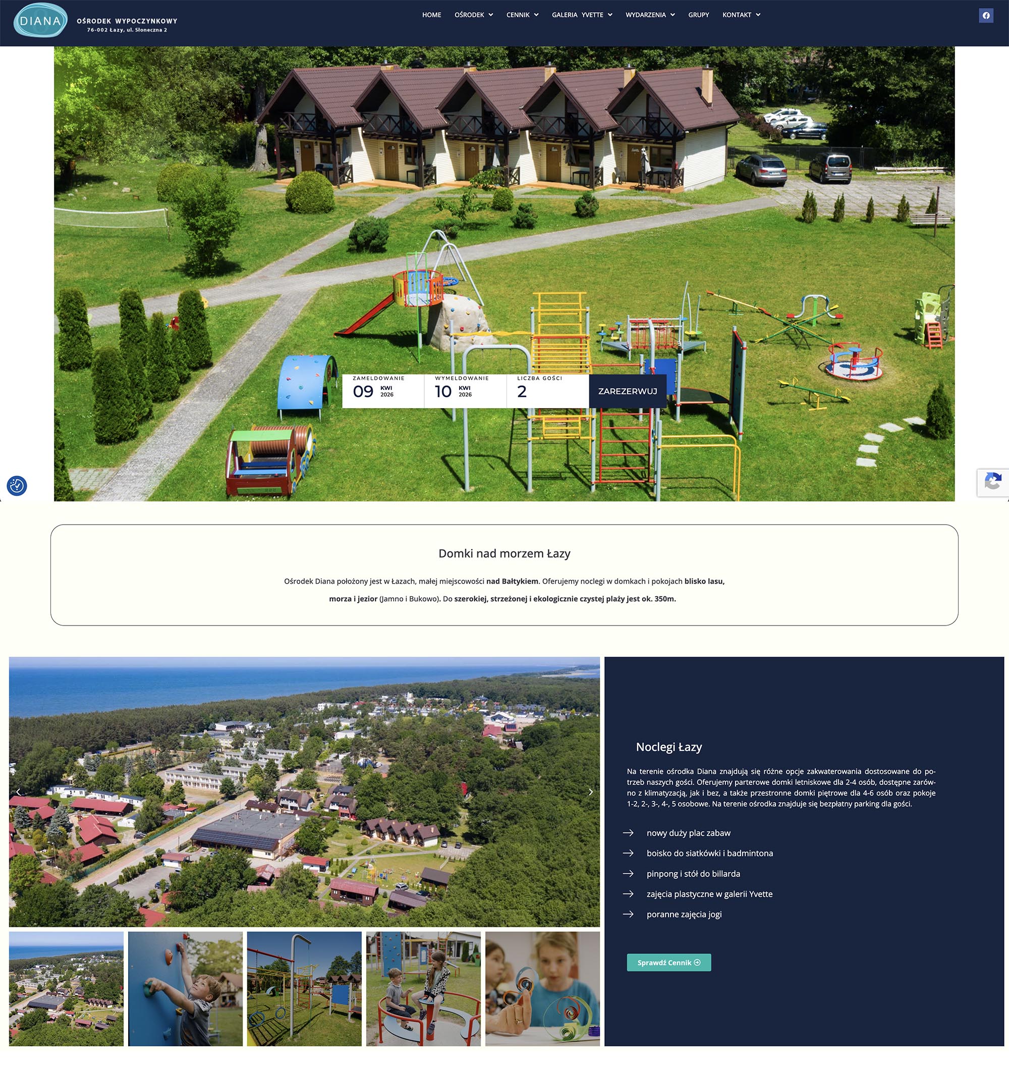 strony internetowe dla hoteli